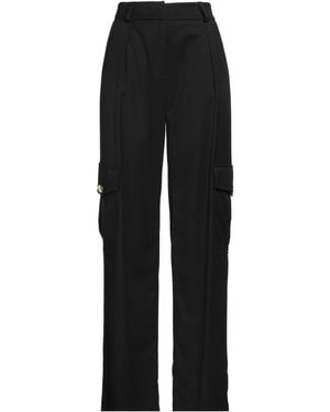 Cristinaeffe Trousers Polyester, Viscose, Elastane - Black