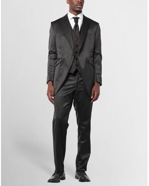 Tombolini Suit Virgin Wool, Polyester - Black