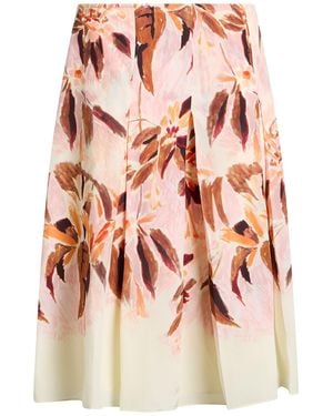 Celine Midi Skirt Silk - Pink