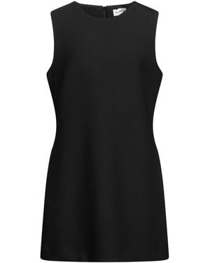 P.A.R.O.S.H. Mini Dress Polyethylene, Virgin Wool, Elastane - Black