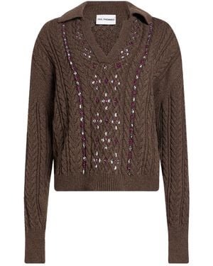 DES_PHEMMES Pullover - Marrón