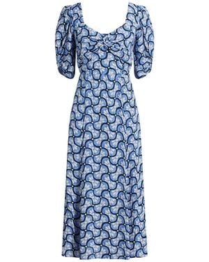 Diane von Furstenberg Vestito Midi - Blu