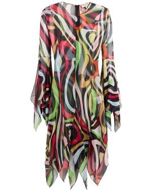 PUCCI Midi Dress Silk - White