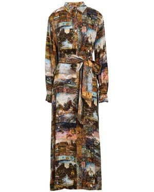 813 Ottotredici Maxi Dress - Brown