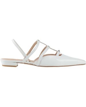 Zinda Ballet Flats - White