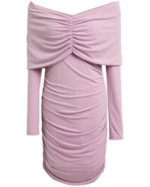Haveone Lilac Mini Dress Polyester, Elastane - Pink