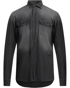 Liu Jo Charcoal Denim Shirt Cotton - Grey