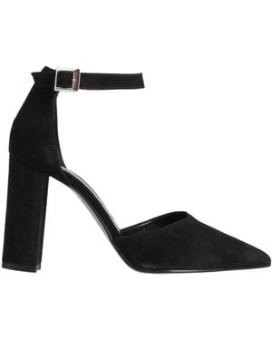PAOLO MATTEI Court Shoes Leather - Black