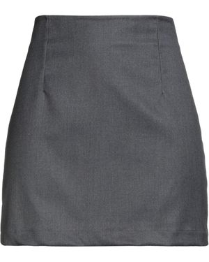 Emma Mini Skirt Polyester, Viscose, Elastane - Grey