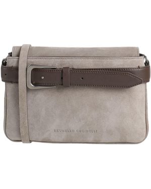 Brunello Cucinelli Cross-Body Bag - Gray