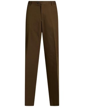 Lardini Pants Cotton, Wool, Polyamide, Elastane - Brown