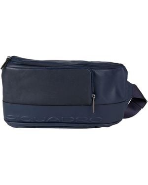 Piquadro Belt Bag Leather - Blue