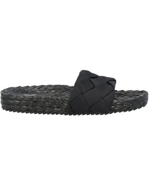 Bibi Lou Sandals Textile Fibers - Black