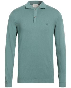 Brooksfield Sweater Cotton, Wool - Green
