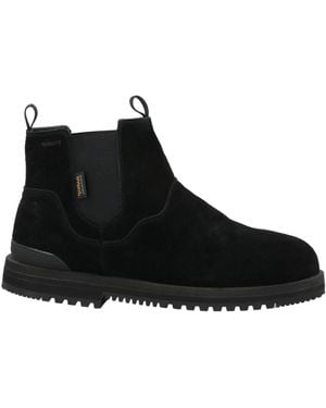 Suicoke Ankle Boots Leather - Black