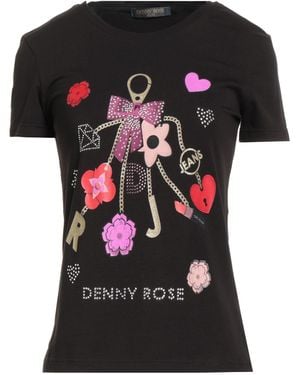 Denny Rose Jeans T-Shirt Cotton, Elastane - Black