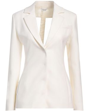 ALESSANDRO VIGILANTE Blazer Virgin Wool, Elastane - White