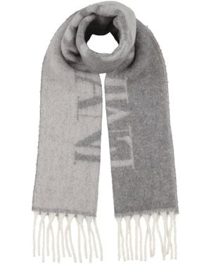 Emporio Armani Scarf Alpaca Wool, Wool, Polyamide - Gray
