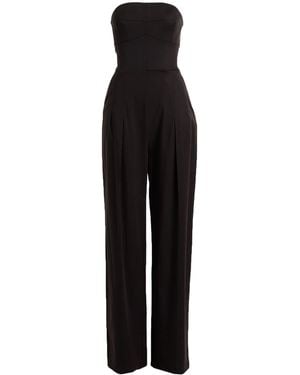 Elisabetta Franchi Jumpsuit Lyocell, Elastane - Black