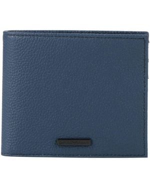 Emporio Armani Wallet Cow Leather - Blue