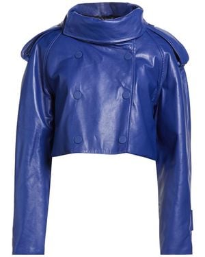 Dondup Jacket Lambskin - Blue