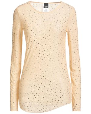 Pinko T-Shirt Polyamide, Elastane - Natural