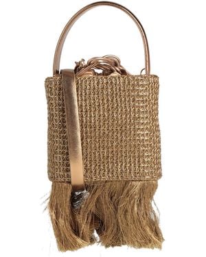 Serena Uziyel Handbag Textile Fibres - Metallic