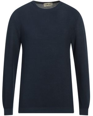 Irish Crone Sweater Cotton - Blue