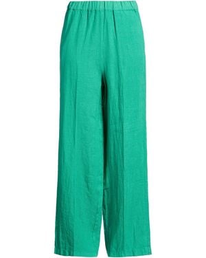 40weft Pants Linen - Green