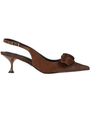 Lola Cruz Court Shoes - Brown