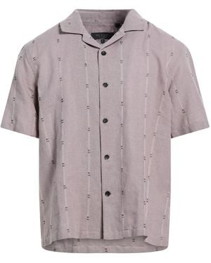 Rag & Bone Shirt Cotton, Linen - Purple