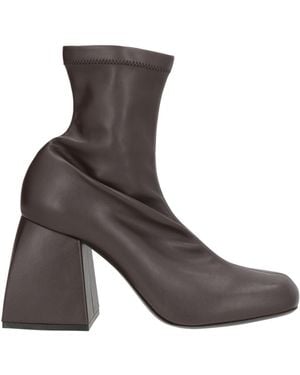 NODALETO Ankle Boots Textile Fibers - Brown