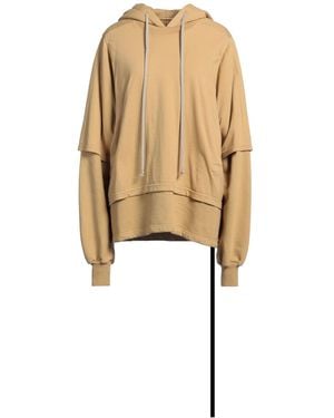 Rick Owens Sand Sweatshirt Cotton - Natural