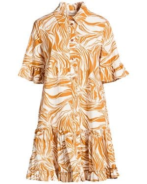 MEIMEIJ Mini Dress Cotton - Metallic