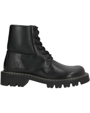 Loewe Ankle Boots Leather - Black