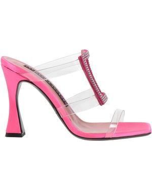 Les Petits Joueurs Sandals Pvc - Pink