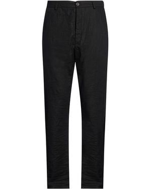 Poeme Bohemien Pants Linen - Black