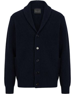 Roberto Collina Cardigan Merino Wool - Blue