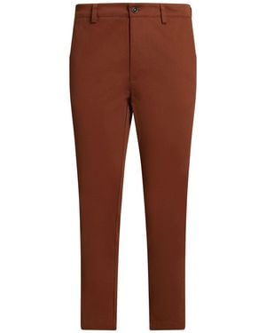 Daniele Alessandrini Pants Cotton, Elastane - Brown