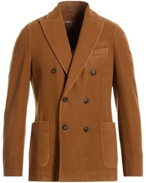Circolo 1901 Camel Blazer Virgin Wool, Polyamide - Brown