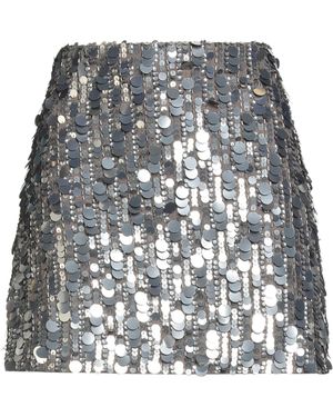 P.A.R.O.S.H. Mini Skirt Polyamide, Elastane, Pvc - Grey