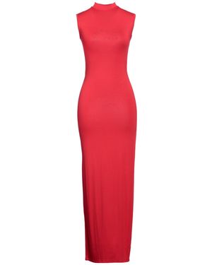 Mangano Vestito Lungo - Rosso