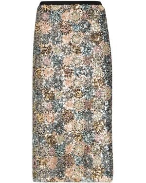 5 PROGRESS Midi Skirt Polyester - Metallic