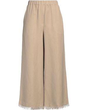 Antonelli Pants Viscose, Linen - Natural