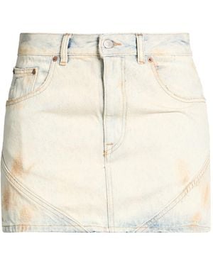 Maison Margiela Denim Skirt Cotton - Natural