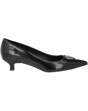 Love Moschino Court Shoes Calfskin - Black