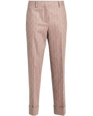 Incotex By Slowear Trousers Virgin Wool, Cashmere, Elastane - Natural