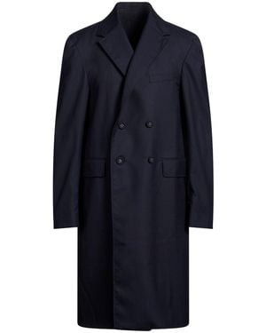 Officine Generale Overcoat & Trench Coat Wool, Polyester - Blue