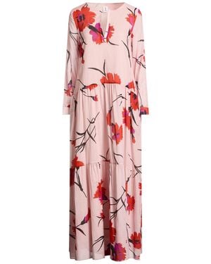 1 One Blush Maxi Dress Cotton - Red