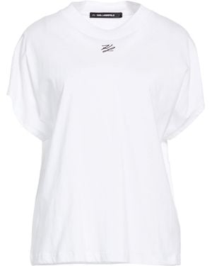 KARL LAGERFELD T-Shirts - White